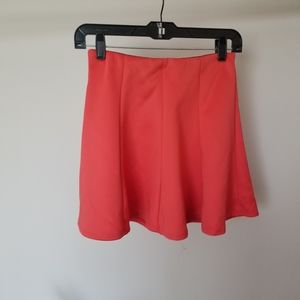 2 for $30*Banana Lemon Mini coral skater skirt